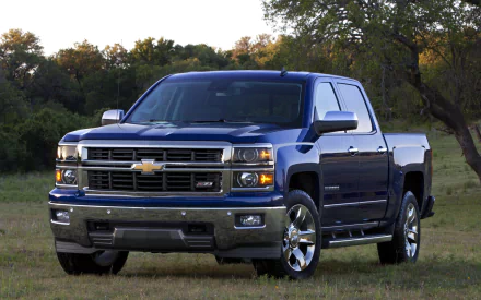vehicle 2014 Chevy Silverado 1500 HD Desktop Wallpaper | Background Image