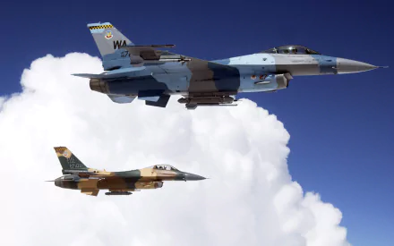 military General Dynamics F-16 Fighting Falcon HD Desktop Wallpaper | Background Image