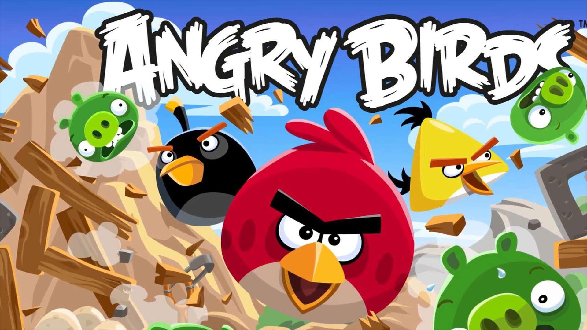 Download Video Game Angry Birds HD Wallpaper