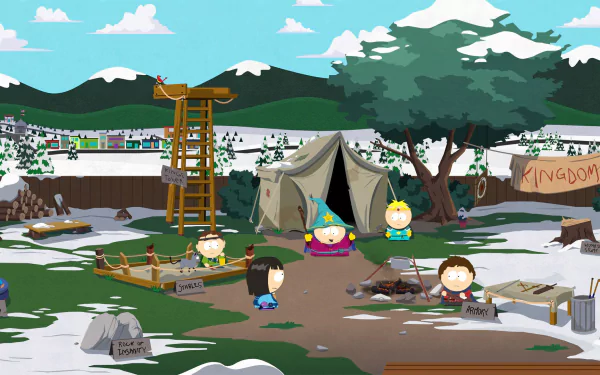 Clyde Donovan Butters Stotch Eric Cartman South Park video game South Park: The Stick of Truth HD Desktop Wallpaper | Background Image
