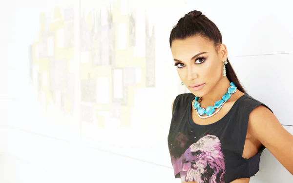 American actress Celebrity Naya Rivera HD Desktop Wallpaper | Background Image