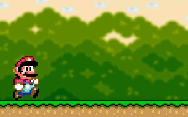 video game Super Mario World HD Desktop Wallpaper | Background Image