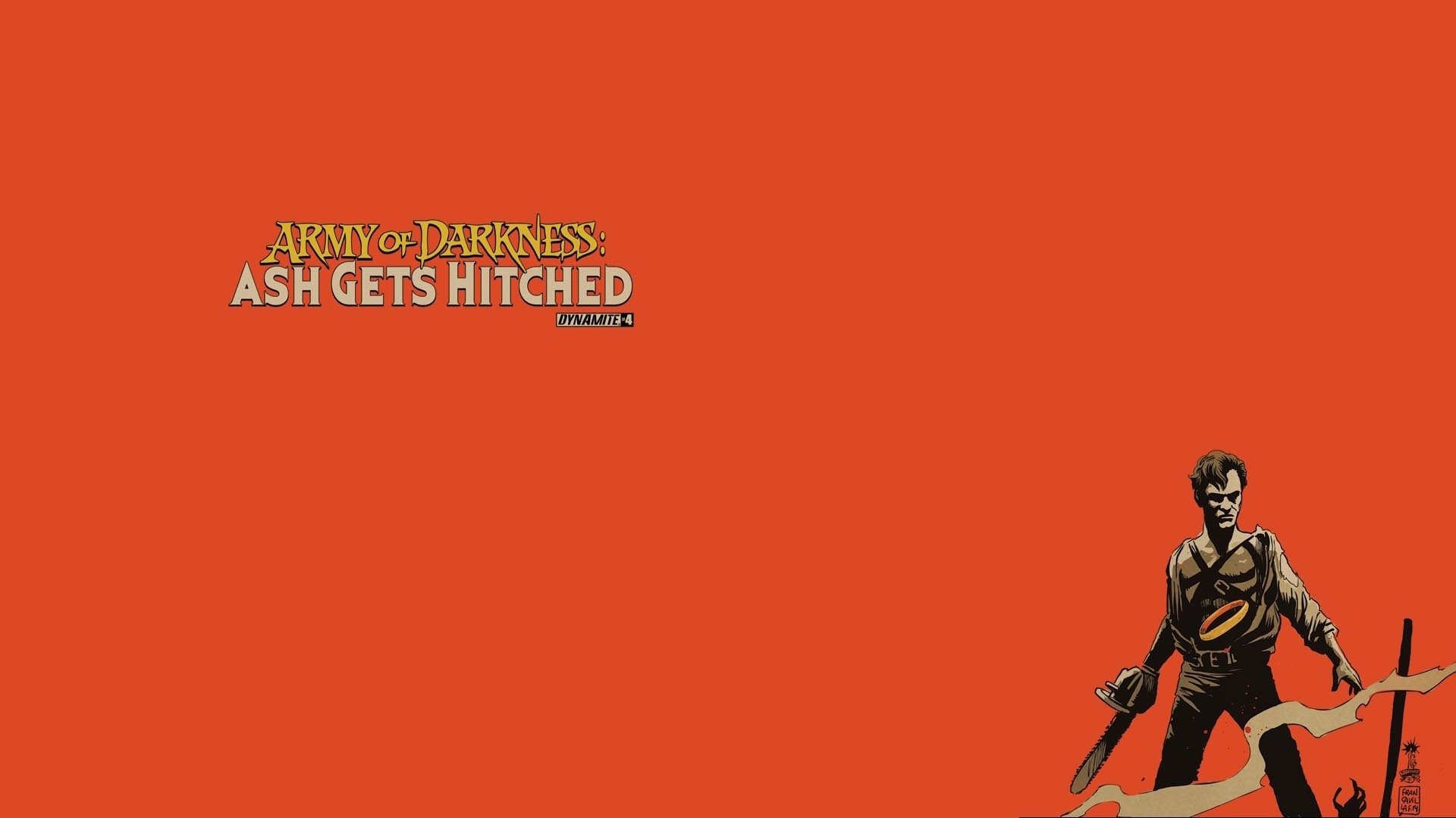 Download Ash Williams Comic Army Of Darkness: Ash Gets Hitched HD Wallpaper
