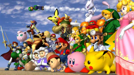 video game Super Smash Bros. Melee HD Desktop Wallpaper | Background Image