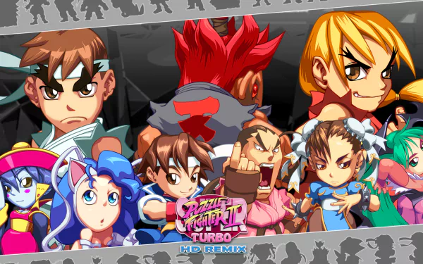 video game Super Puzzle Fighter II Turbo HD Desktop Wallpaper | Background Image