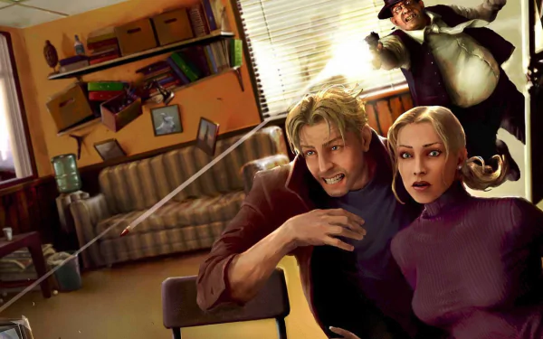 video game Broken Sword: The Angel of Death HD Desktop Wallpaper | Background Image