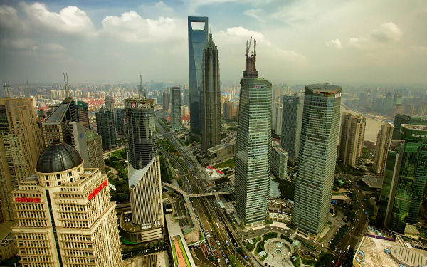 China man made Shanghai HD Desktop Wallpaper | Background Image