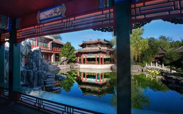 China Beijing man made forbidden city HD Desktop Wallpaper | Background Image