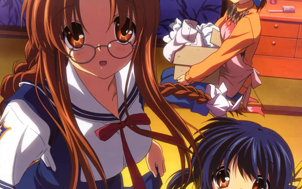 Mei Sunohara Sanae Furukawa Anime Clannad HD Desktop Wallpaper | Background Image