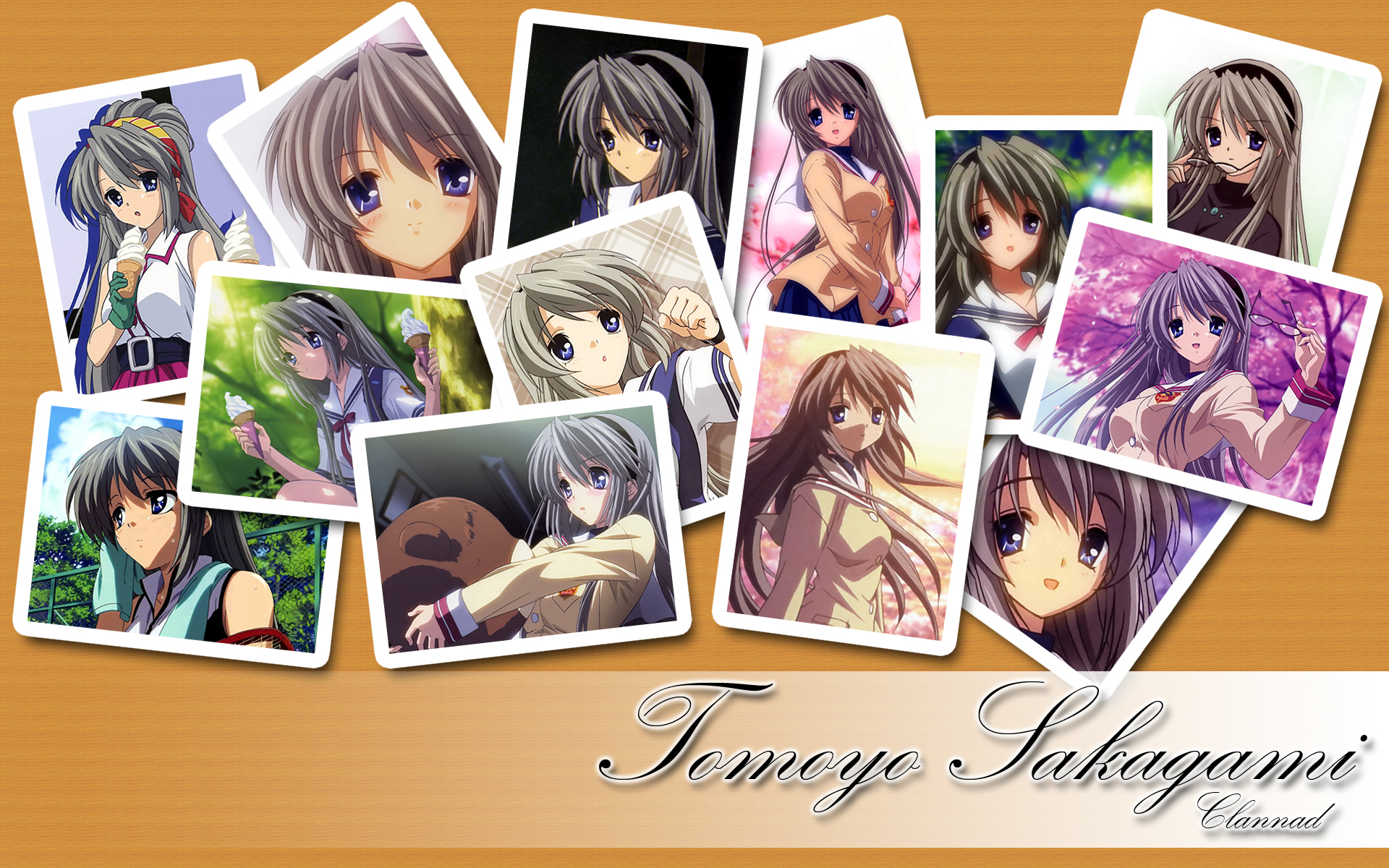 Download Tomoyo Sakagami Anime Clannad HD Wallpaper