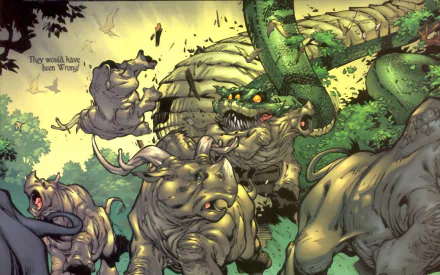 Comic Battle Chasers HD Desktop Wallpaper | Background Image