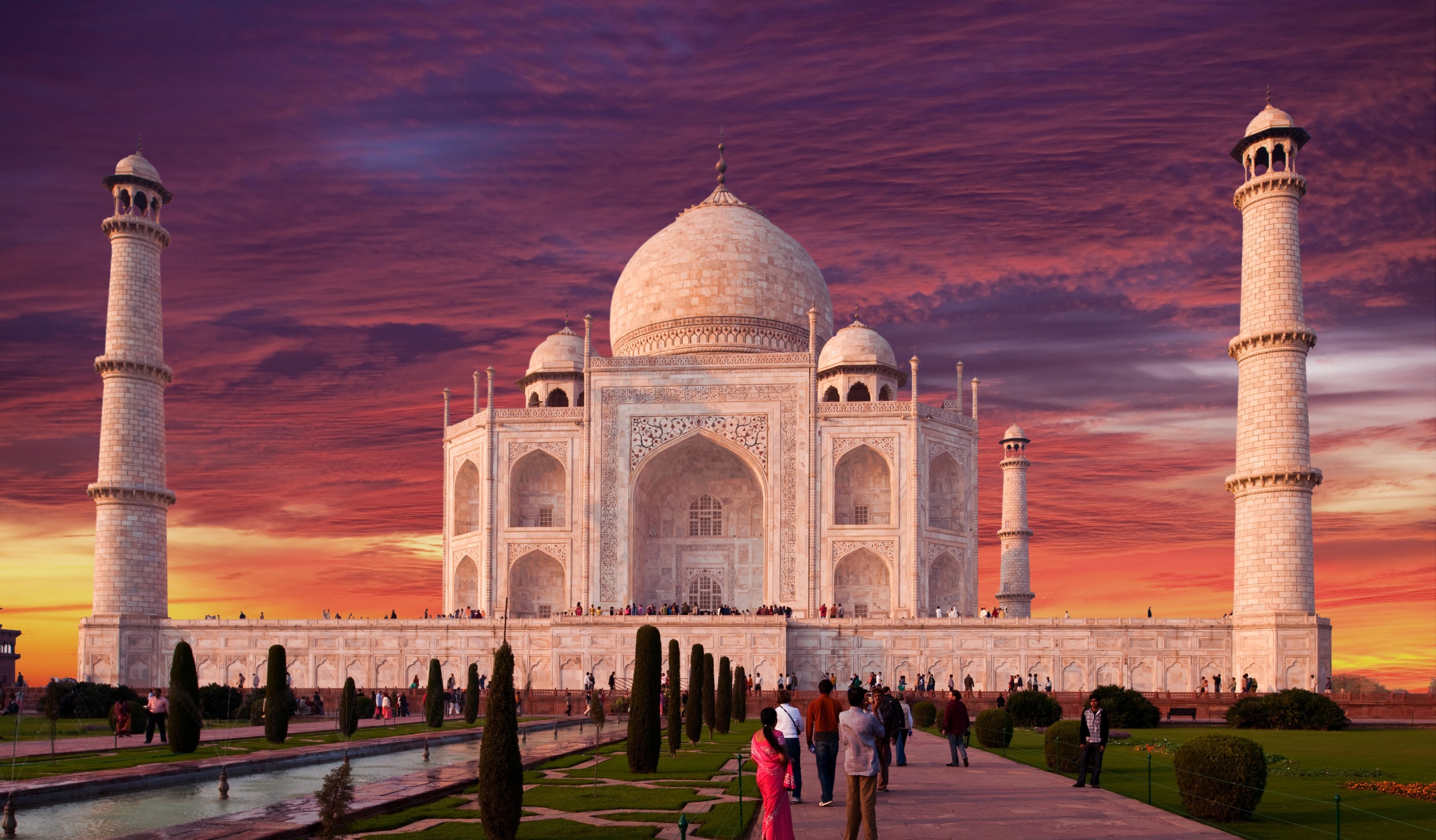 sfondo del Taj Mahal per il desktop