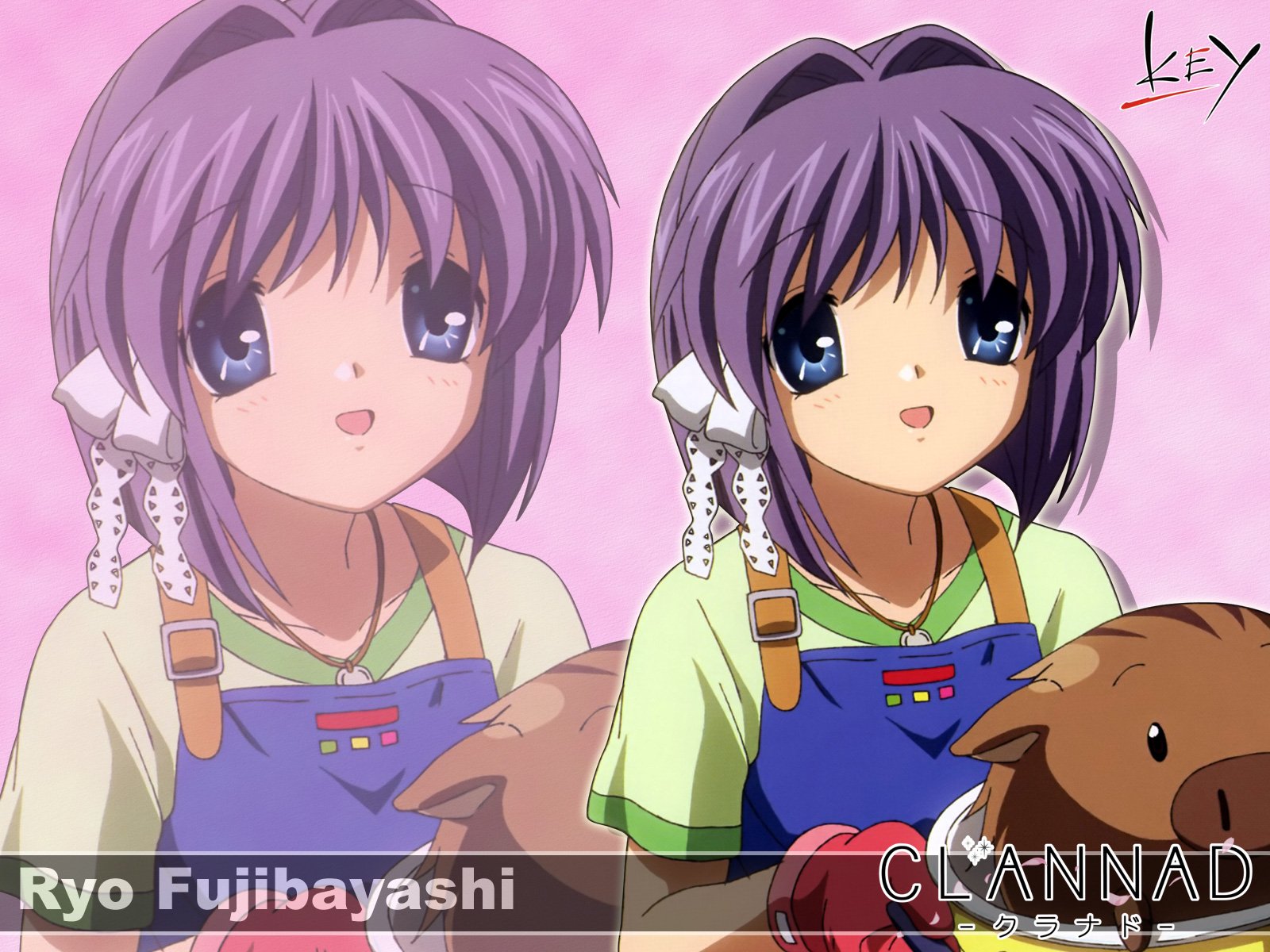 Download Ryou Fujibayashi Anime Clannad Wallpaper