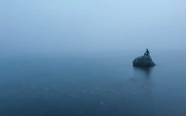 man made Girl in a Wetsuit Statue HD Desktop Wallpaper | Background Image