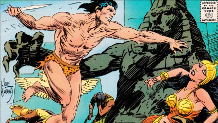 Comic Tarzan HD Desktop Wallpaper | Background Image