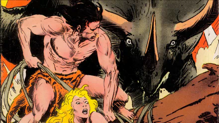 Comic Tarzan HD Desktop Wallpaper | Background Image