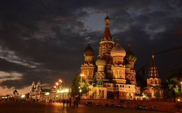 Religious Saint Basil's Cathedral Cathedrals Moscow Russia HD Wallpaper | Background Image