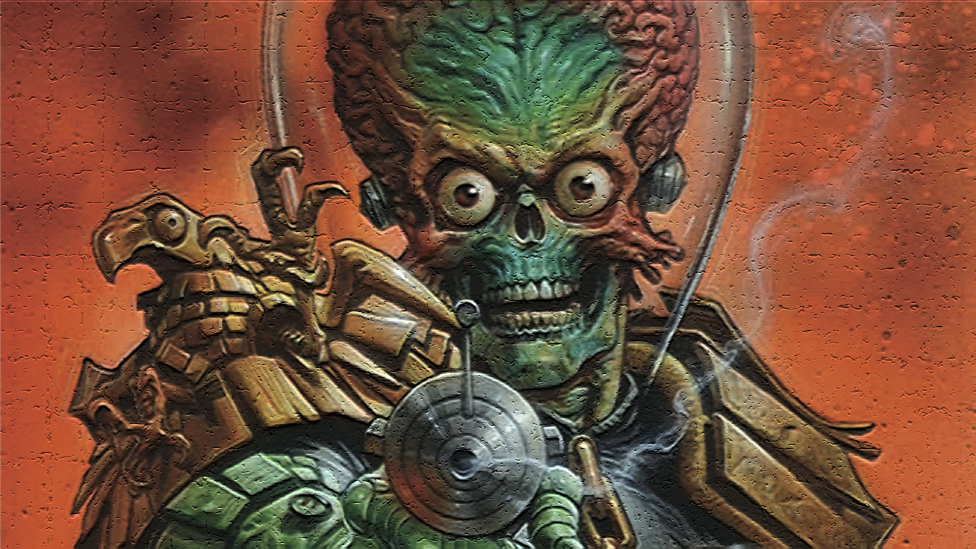 Comics Mars Attacks Judge Dredd HD Wallpaper | Background Image