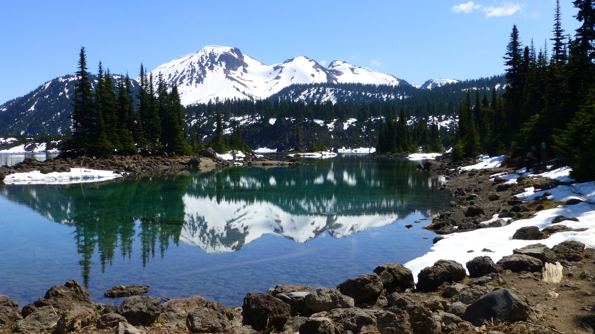 Download Nature Garibaldi Lake HD Wallpaper
