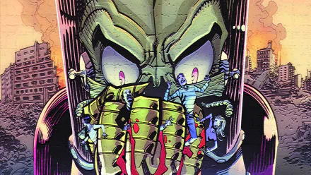 Comic mars attacks HD Desktop Wallpaper | Background Image