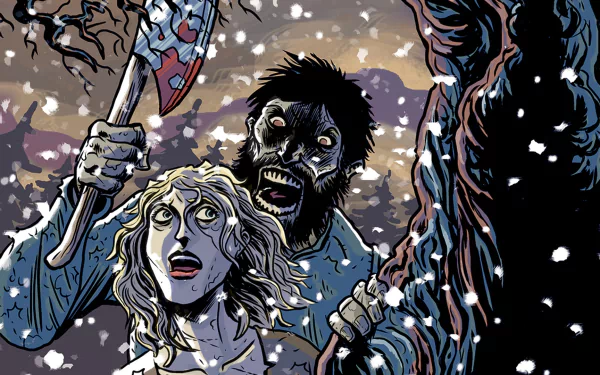 Comic the evil tree HD Desktop Wallpaper | Background Image