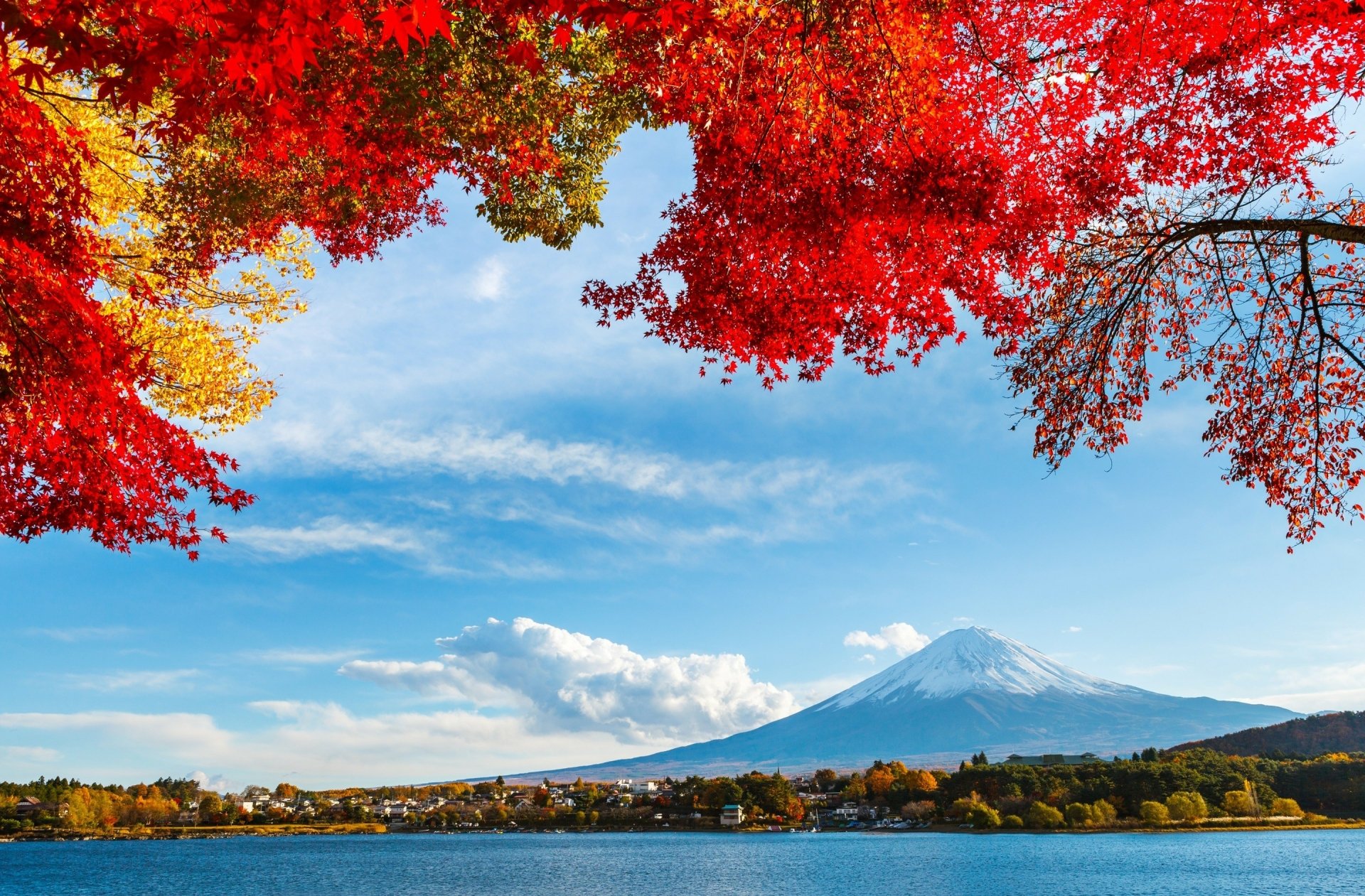 Download Volcano Fall Japan Nature Mount Fuji HD Wallpaper