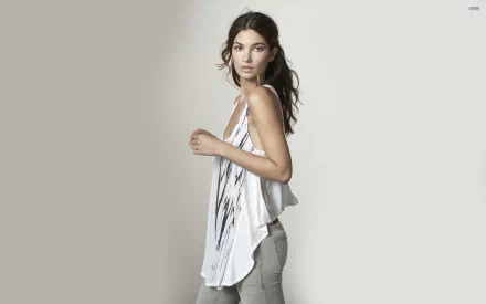 American model Celebrity Lily Aldridge HD Desktop Wallpaper | Background Image