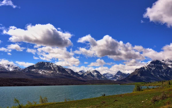 nature Saint Mary Lake HD Desktop Wallpaper | Background Image