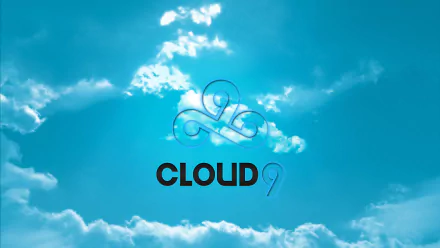  Simple blue logo for Cloud 9 team (League of Legends)