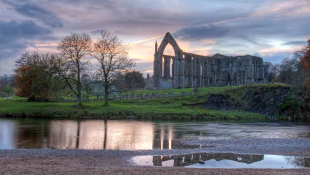 man made Bolton Priory HD Desktop Wallpaper | Background Image