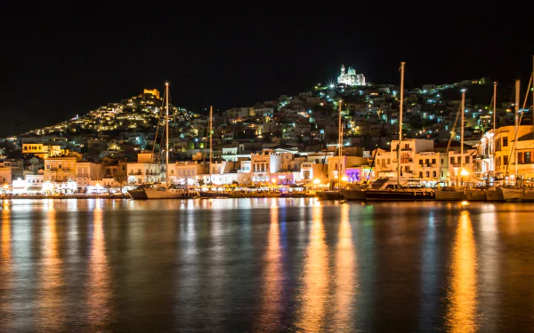 man made Ermoupoli HD Desktop Wallpaper | Background Image