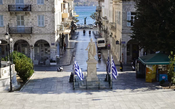 man made Ermoupoli HD Desktop Wallpaper | Background Image