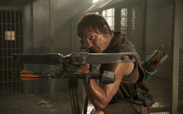 TV Show The Walking Dead Daryl Dixon Norman Reedus Crossbow HD Wallpaper | Background Image