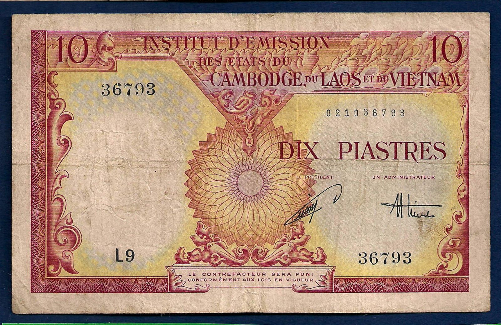 Download Man Made French Indochinese Piastre Wallpaper