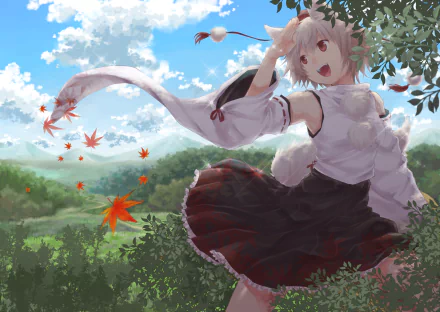 Momiji Inubashiri Anime Touhou HD Desktop Wallpaper | Background Image