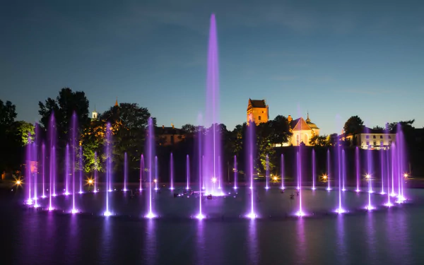 man made fountain HD Desktop Wallpaper | Background Image