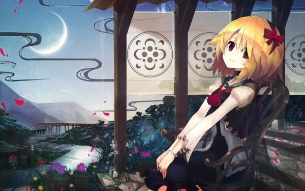 Anime Touhou Rumia HD Wallpaper | Background Image