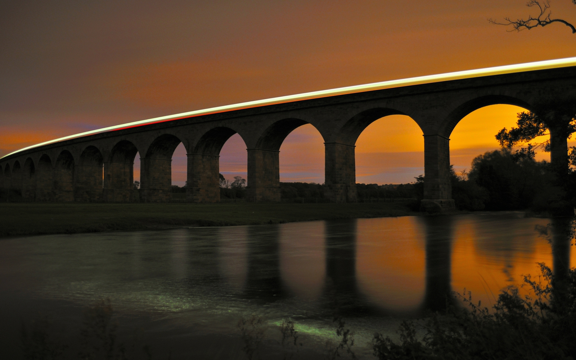 Man Made Arthington Viaduct HD Wallpaper | Background Image