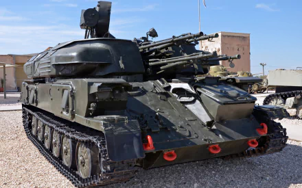 military ZSU-23-4 HD Desktop Wallpaper | Background Image