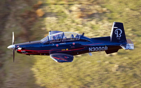 military beechcraft t-6 texan ii HD Desktop Wallpaper | Background Image