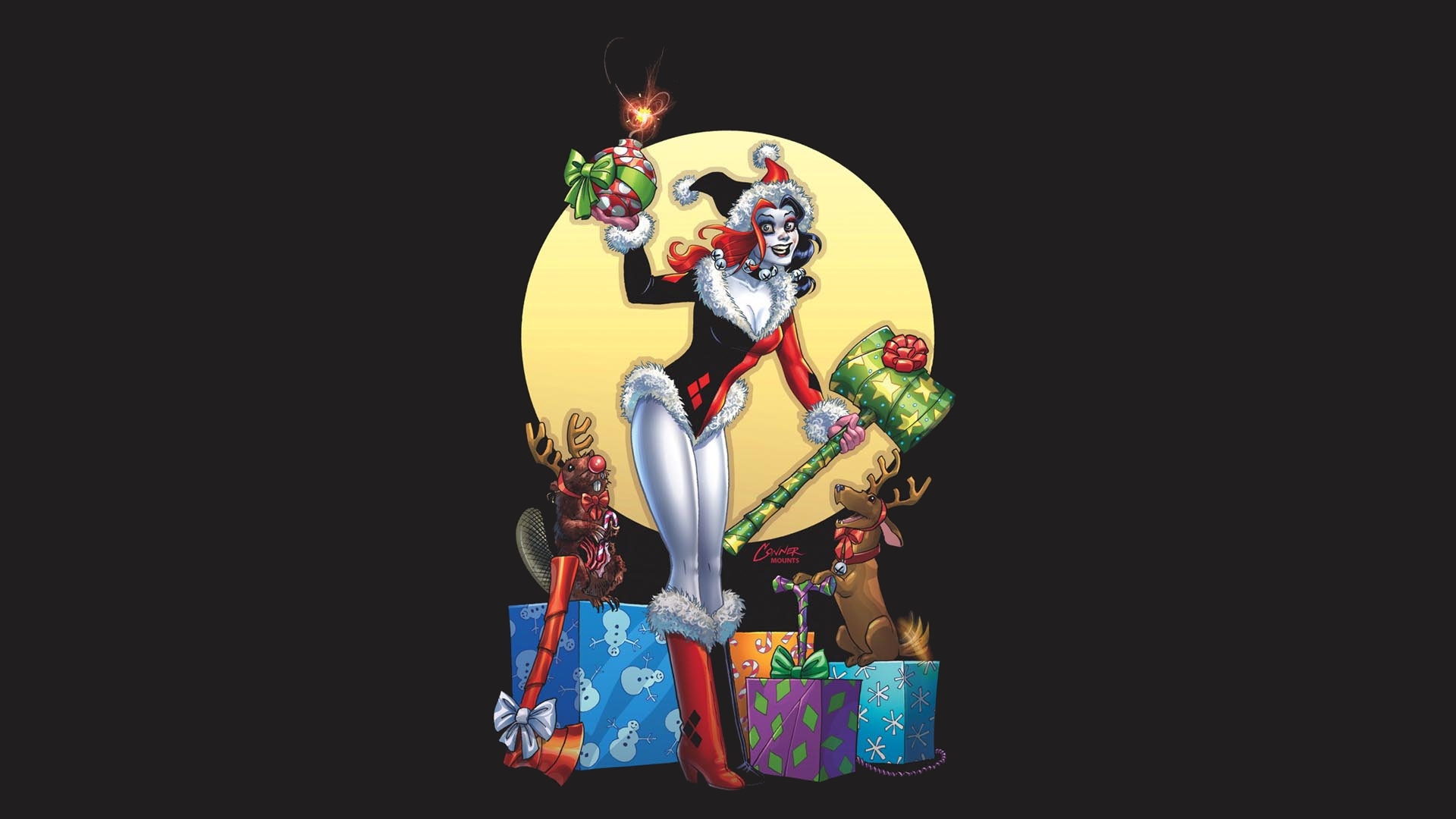 Harley Quinn HD Wallpaper Background Image 1920x1080.