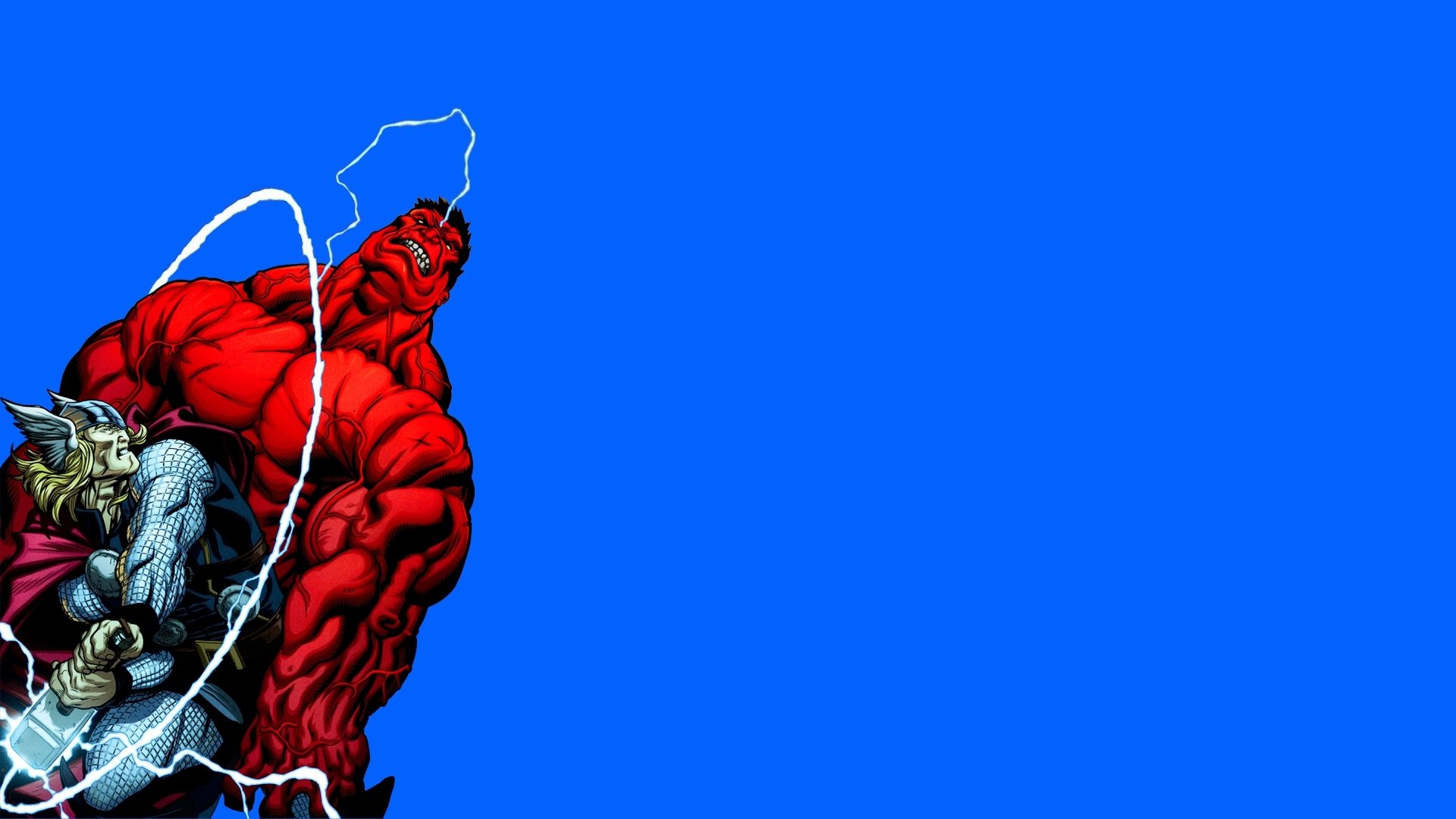 Download Comic Red Hulk HD Wallpaper