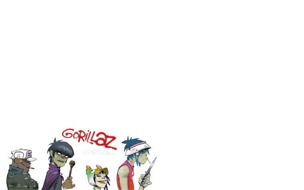 Обои на рабочий стол gorillaz