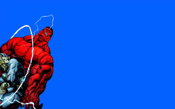 Comic Red Hulk HD Desktop Wallpaper | Background Image
