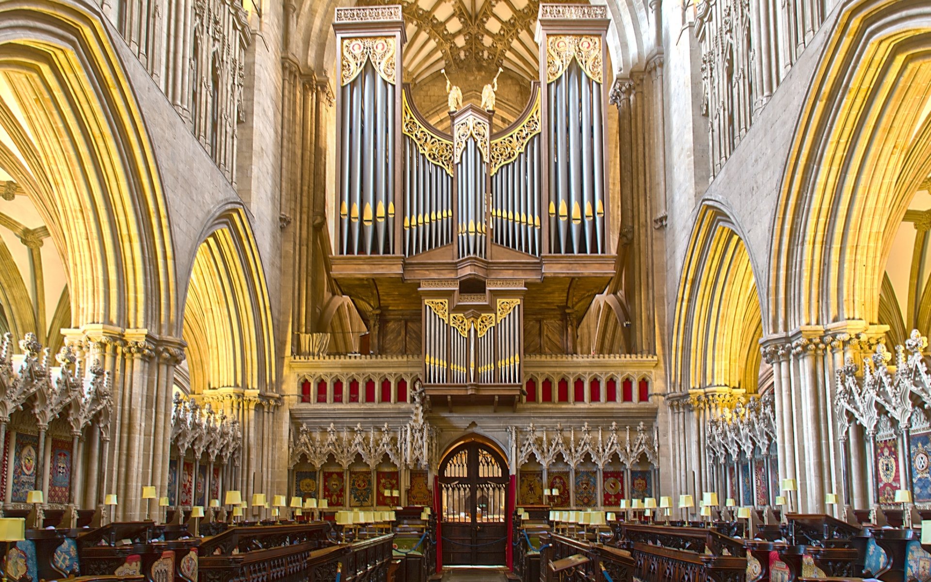 Download Religious Wells Cathedral HD Wallpaper