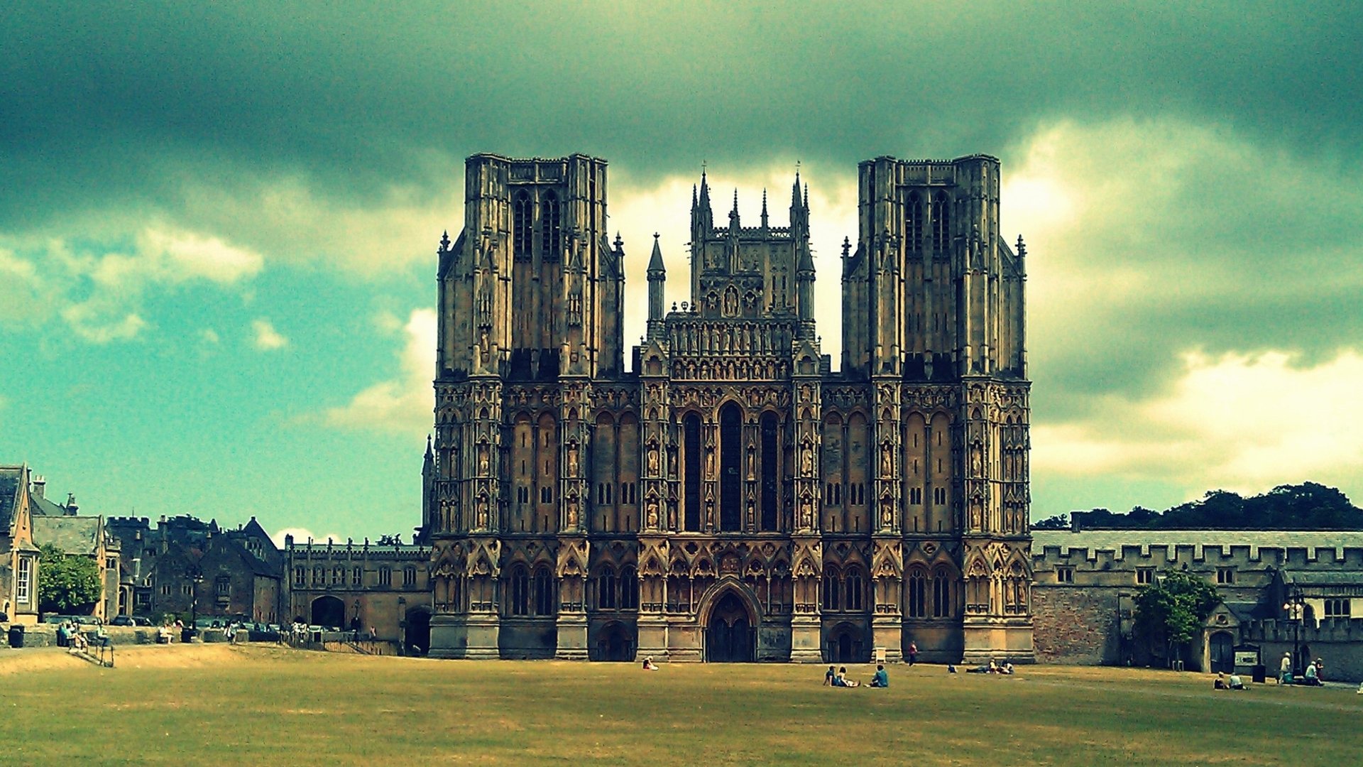 Download Religious Wells Cathedral HD Wallpaper
