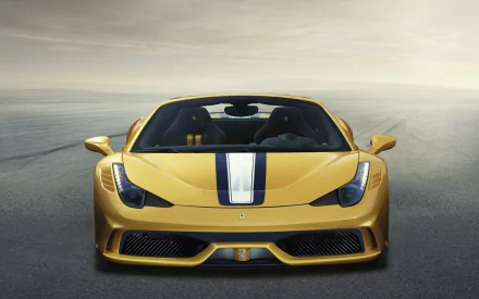 yellow car Ferrari Ferrari 458 vehicle Ferrari 458 Speciale A HD Desktop Wallpaper | Background Image