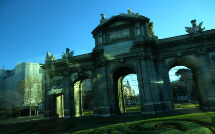 man made Puerta de Alcalá HD Desktop Wallpaper | Background Image