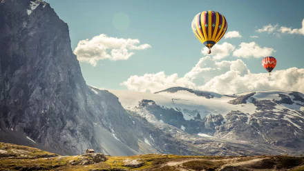 vehicle hot air balloon HD Desktop Wallpaper | Background Image