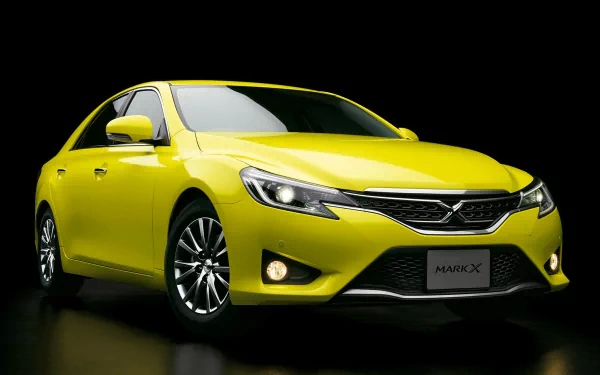 black yellow Toyota vehicle Toyota Mark X HD Desktop Wallpaper | Background Image